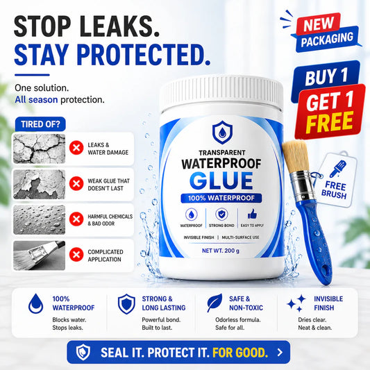 Essential Haven™ -Transparent Waterproof Glue + Free Brush © ( BUY 1 GET 1 FREE )