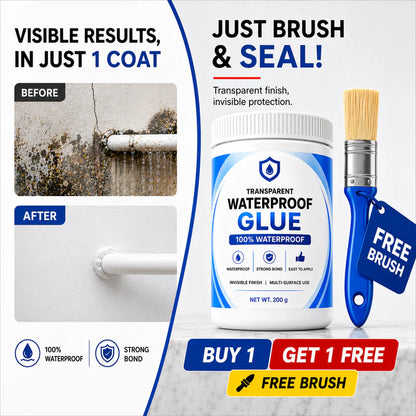 Essential Haven™ -Transparent Waterproof Glue + Free Brush © ( BUY 1 GET 1 FREE )