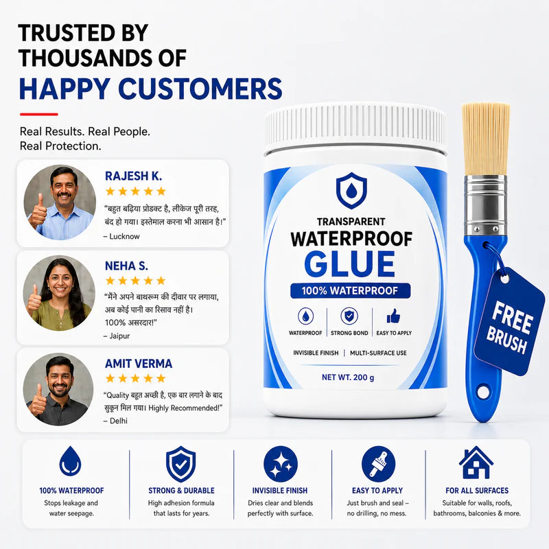Essential Haven™ -Transparent Waterproof Glue + Free Brush © ( BUY 1 GET 1 FREE )