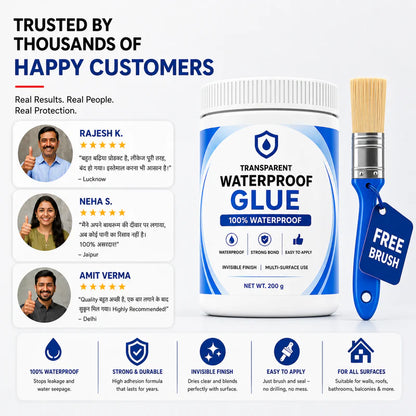 Essential Haven™ -Transparent Waterproof Glue + Free Brush © ( BUY 1 GET 1 FREE )
