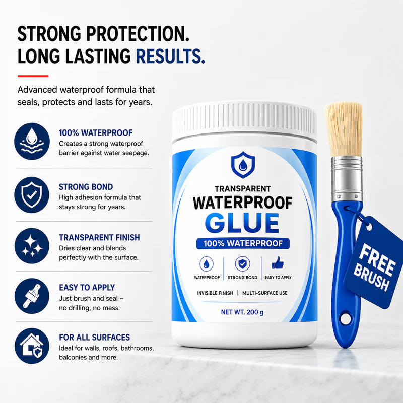 Essential Haven™ -Transparent Waterproof Glue + Free Brush © ( BUY 1 GET 1 FREE )